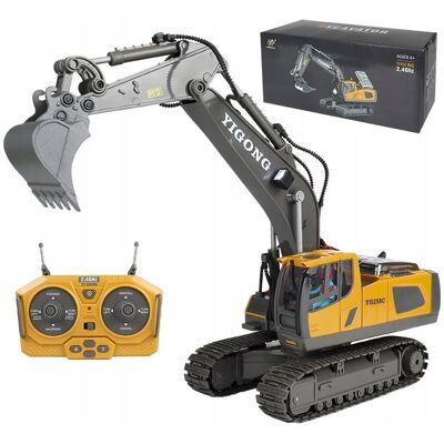 Inny producent KOPARKA Łyżka ZDALNIE STEROWANA Gąsienicowa METALOWE ELEMENTY 11CH 1:18 Inny producent KOPARKA Łyżka ZDALNIE STEROWANA Gąsienicowa METALOWE ELEMENTY 11CH 1:18