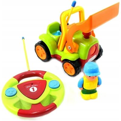 CE Koparka Traktor Zdalnie Sterowany Dla Dzieci Z Wyjmowaną Figurką CE Koparka Traktor Zdalnie Sterowany Dla Dzieci Z Wyjmowaną Figurką