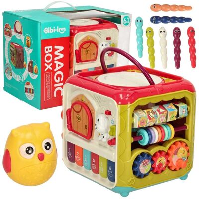 Artemis Kostka Edukacyjna Interaktywna dla Malucha 6w1 Pianinko Liczydło Sorter Artemis Kostka Edukacyjna Interaktywna dla Malucha 6w1 Pianinko Liczydło Sorter