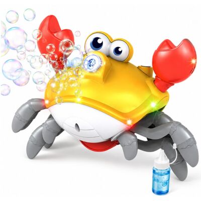 Peppyfun KRAB Pełzający Nauka Raczkowania Bańki Mydlane Interaktywny Gra Muzyka LED Peppyfun KRAB Pełzający Nauka Raczkowania Bańki Mydlane Interaktywny Gra Muzyka LED