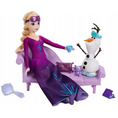 Mattel KRAINA LODU FROZEN ZESTAW LALKA ELSA I OLAF + KANAPA I AKCESORIA HLX27 Mattel KRAINA LODU FROZEN ZESTAW LALKA ELSA I OLAF + KANAPA I AKCESORIA HLX27