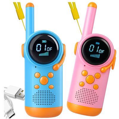 Stator KRÓTKOFALÓWKI DLA DZIECI 2 SZTUKI WALKIE-TALKIE LATARKA WYŚWIETLACZ PREZENT Stator KRÓTKOFALÓWKI DLA DZIECI 2 SZTUKI WALKIE-TALKIE LATARKA WYŚWIETLACZ PREZENT