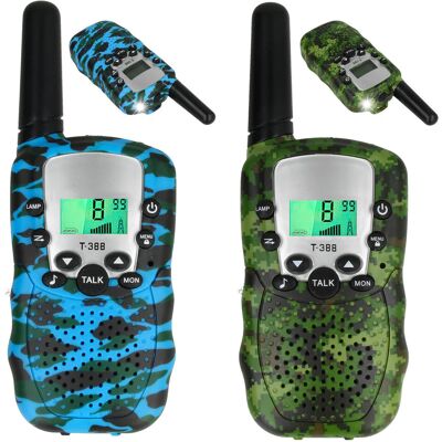 Stator Krótkofalówki Walkie Talkie Dla Dzieci LCD na Baterie 3km 8 Kanałów 2sztuki Stator Krótkofalówki Walkie Talkie Dla Dzieci LCD na Baterie 3km 8 Kanałów 2sztuki