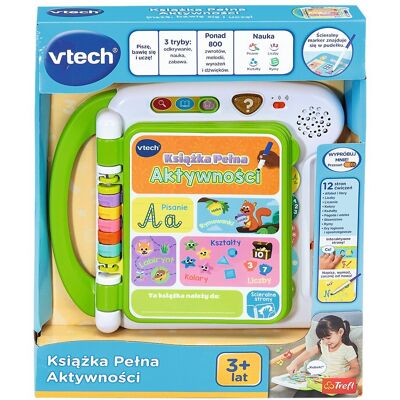 Książka Pełna Aktywności Edukacyjna Interaktywna Nauka Pisania Vtech 61850 Książka Pełna Aktywności Edukacyjna Interaktywna Nauka Pisania Vtech 61850
