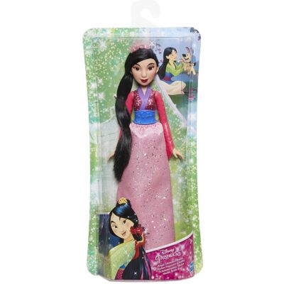 Hasbro Księżniczki Disneya, lalka Brokatowa księżniczka Mulan, E4022/E4167 Hasbro Księżniczki Disneya, lalka Brokatowa księżniczka Mulan, E4022/E4167