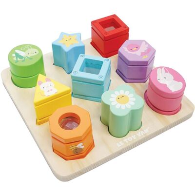 Kształty Sensoryczne Klocki Dzwiękowe Drewniane Le Toy Van Kształty Sensoryczne Klocki Dzwiękowe Drewniane Le Toy Van