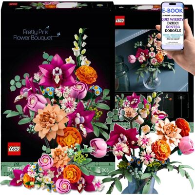 KWIATY LEGO NA PREZENT - LEGO BUKIET PIĘKNYCH KWIATÓW 10342 - PREZENT DLA KOBIETY DZIEWCZYNY + EBOOK-2 KWIATY LEGO NA PREZENT - LEGO BUKIET PIĘKNYCH KWIATÓW 10342 - PREZENT DLA KOBIETY DZIEWCZYNY + EBOOK-2