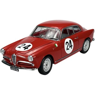 KYOSHO 1957 ALFA ROMEO GIULIETTA SPRINT #24 CZERWONY 1:18 KS08957B KYOSHO 1957 ALFA ROMEO GIULIETTA SPRINT #24 CZERWONY 1:18 KS08957B