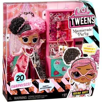 MGA L.O.L. Surprise, lalka Tweens Masquerade Doll - Royal Heartbreaker, Regina Heart MGA L.O.L. Surprise, lalka Tweens Masquerade Doll - Royal Heartbreaker, Regina Heart