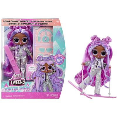 L.O.L. Surprise! Tweens Winter Snow Modna Lalka – Violet Snow z Nartami Zmieniającymi Kolor i ponad 10 Mroźnymi Stylizacjami oraz Akcesoriami, Odpow.. L.O.L. Surprise! Tweens Winter Snow Modna Lalka – Violet Snow z Nartami Zmieniającymi Kolor i ponad 10 Mroźnymi Stylizacjami oraz Akcesoriami, Odpow..