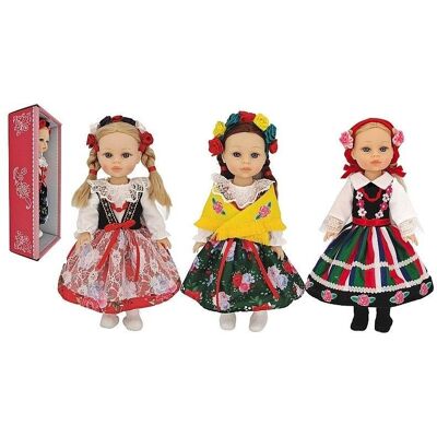 Adar Lalka 38cm w stroju ludowym MIX Adar Lalka 38cm w stroju ludowym MIX