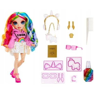 MGA Lalka Amaya Creative Crystals Tęczowa Kreatywny Zestaw Fashion Rainbow High MGA Lalka Amaya Creative Crystals Tęczowa Kreatywny Zestaw Fashion Rainbow High