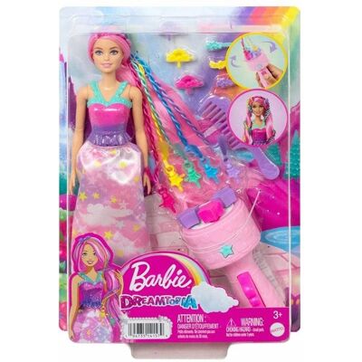 Mattel Lalka Barbie Dreamtopia Księżniczka Z Tęczowymi Warkoczykami Hnj06 Mattel Lalka Barbie Dreamtopia Księżniczka Z Tęczowymi Warkoczykami Hnj06