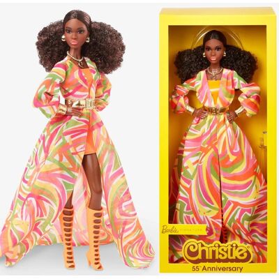Mattel Lalka Barbie Signature 55Th Anniversary Christie Doll 2023 Hjx29 Mattel Lalka Barbie Signature 55Th Anniversary Christie Doll 2023 Hjx29