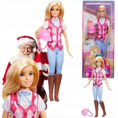 LALKA BARBIE W STROJU JEZDZIECKIM LALKA MALIBU HXJ38 PREZENT DLA DZIECI LALKA BARBIE W STROJU JEZDZIECKIM LALKA MALIBU HXJ38 PREZENT DLA DZIECI