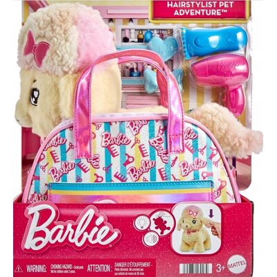 Mattel Lalka Barbie Zwierzątko Do Stylizacji Interaktywny Piesek W Torebce + Akcesoria Mattel Lalka Barbie Zwierzątko Do Stylizacji Interaktywny Piesek W Torebce + Akcesoria