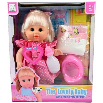 Midex Lalka Blondynka Jak Żywa Dziewczynka Nocnik Pielucha Zamyka Oczy Śmieje Się Midex Lalka Blondynka Jak Żywa Dziewczynka Nocnik Pielucha Zamyka Oczy Śmieje Się
