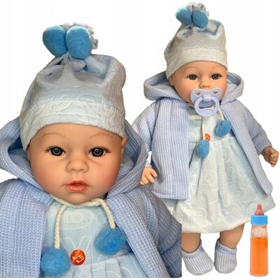 Adar LALKA BOBAS BABY MÓWI ŚPIEWA SMOCZEK BUTELKA BORN JAK ŻYWA Adar LALKA BOBAS BABY MÓWI ŚPIEWA SMOCZEK BUTELKA BORN JAK ŻYWA