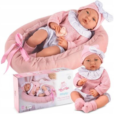 Lalka Bobas Duża Interaktywna Realistyczna Kokon Kinderplay Mówi 41cm Lalka Bobas Duża Interaktywna Realistyczna Kokon Kinderplay Mówi 41cm