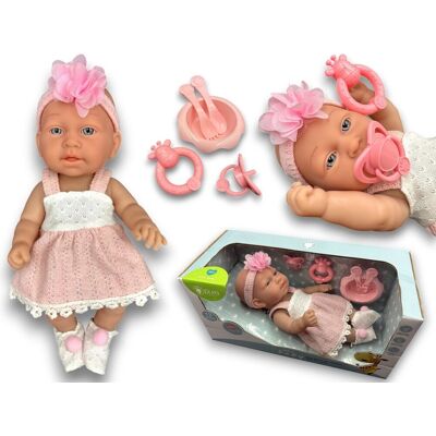 MamyMy LALKA BOBAS PREZENT DLA DZIEWCZYNKI LALKA W PUDEŁKU PREZENTOWYM + AKCESORIA MamyMy LALKA BOBAS PREZENT DLA DZIEWCZYNKI LALKA W PUDEŁKU PREZENTOWYM + AKCESORIA