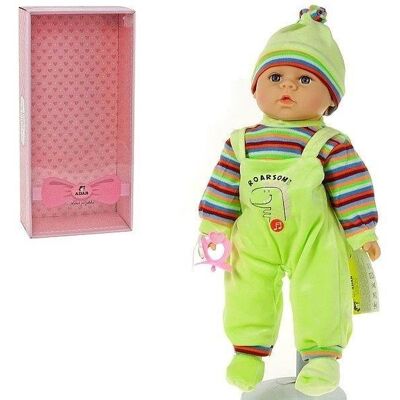 Adar Lalka bobas ze smoczkiem mówi po polsku 35cm Adar Lalka bobas ze smoczkiem mówi po polsku 35cm