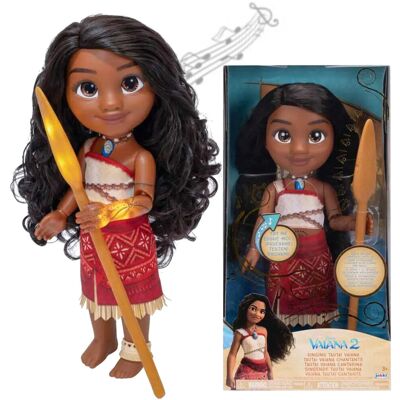 Jakks Pacific Lalka Disney Princess Śpiewająca Księżniczka Vaiana Moana z tatuażem i Oarem 35 cm Jakks Pacific Lalka Disney Princess Śpiewająca Księżniczka Vaiana Moana z tatuażem i Oarem 35 cm