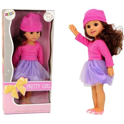 Import LEANToys Lalka Dla Dzieci Dziewczynka Brązowe Włosy Import LEANToys Lalka Dla Dzieci Dziewczynka Brązowe Włosy