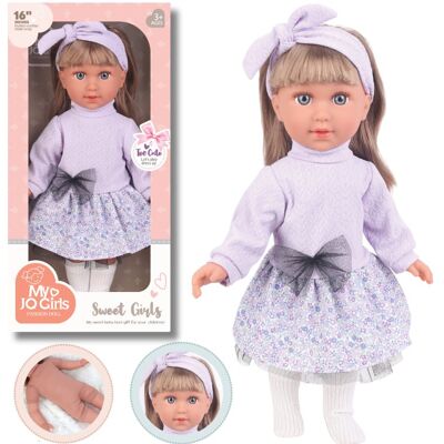 Bounn Lalka Dziewczynka 40 Cm Jak Żywa Córeczka Realistyczna Akcesoria Prezent 3+ Bounn Lalka Dziewczynka 40 Cm Jak Żywa Córeczka Realistyczna Akcesoria Prezent 3+