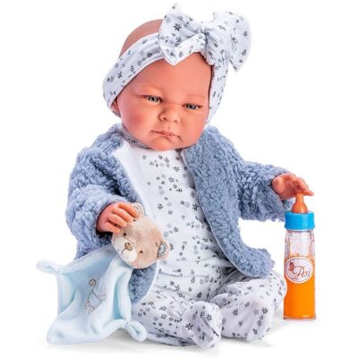 No Brand Lalka Esther Reborn Z Przytulanką I Butelką Asi 0467060 No Brand Lalka Esther Reborn Z Przytulanką I Butelką Asi 0467060