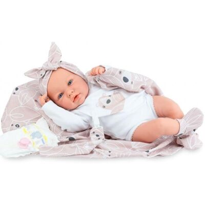 Inny producent Lalka hiszpańska Ane Polar z kocykiem 45cm Inny producent Lalka hiszpańska Ane Polar z kocykiem 45cm