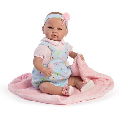 Inny producent Lalka hiszpańska bobas Mantita z kocykiem 46 cm płacze, mówi, pachnie Inny producent Lalka hiszpańska bobas Mantita z kocykiem 46 cm płacze, mówi, pachnie