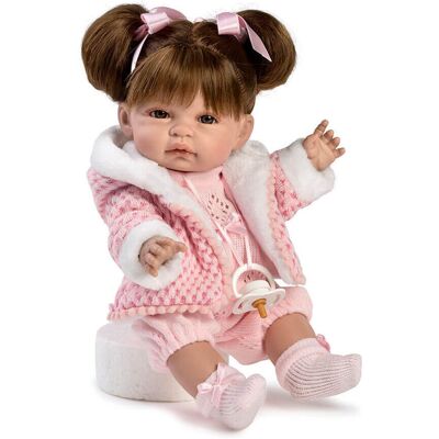 Inny producent Lalka hiszpańska dziewczynka z kucykami w kurteczce bobas 34 cm Inny producent Lalka hiszpańska dziewczynka z kucykami w kurteczce bobas 34 cm