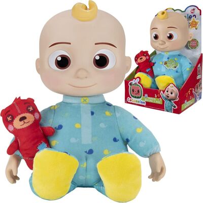Lalka interaktywna COCOMELON Musical Bedtime JJ Doll Jazwares 33 cm melodie Lalka interaktywna COCOMELON Musical Bedtime JJ Doll Jazwares 33 cm melodie