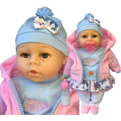 Adar LALKA JAK ŻYWA Baby Dziewczynka Born mówi i śpiewa Butelka Adar LALKA JAK ŻYWA Baby Dziewczynka Born mówi i śpiewa Butelka