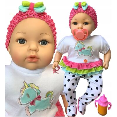 Adar LALKA JAK ŻYWA Baby Dziewczynka Born mówi i śpiewa Butelka Smoczki Adar LALKA JAK ŻYWA Baby Dziewczynka Born mówi i śpiewa Butelka Smoczki