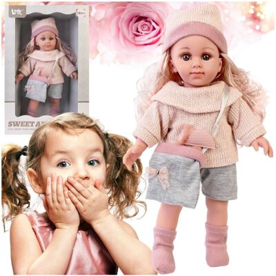Artyk Lalka Laleczka 38 cm Duża Bobas Długie Włosy Duże Oczy Modne Ubranie Miękka Artyk Lalka Laleczka 38 cm Duża Bobas Długie Włosy Duże Oczy Modne Ubranie Miękka