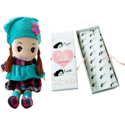 Adam Toys Lalka Lena w eleganckim pudełku prezentowym Adam Toys Lalka Lena w eleganckim pudełku prezentowym