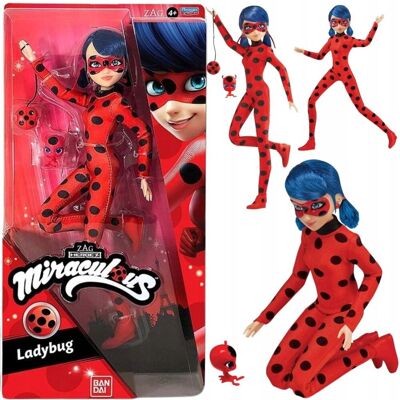 nieznany producent LALKA MIRACULOUS BIEDRONKA LADYBUG FIUGRKA MINI PREZENT DLA DZIECI 27CM nieznany producent LALKA MIRACULOUS BIEDRONKA LADYBUG FIUGRKA MINI PREZENT DLA DZIECI 27CM