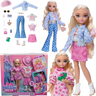 nieznany producent LALKA MODOWA BARBIE ZESTAW Z FESTIWALOWYMI UBRANKAMI DREAM BESTIES MALIBU nieznany producent LALKA MODOWA BARBIE ZESTAW Z FESTIWALOWYMI UBRANKAMI DREAM BESTIES MALIBU