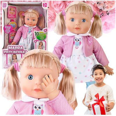Artyk LALKA Natalia INTERAKTYWNA MĄDRA PRZYJACIÓŁKA MÓWI PO POLSKU ŚPIEWA 41cm Artyk LALKA Natalia INTERAKTYWNA MĄDRA PRZYJACIÓŁKA MÓWI PO POLSKU ŚPIEWA 41cm