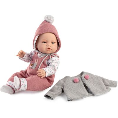Inny producent Lalka niemowlak bobas gumowy z akcesoriami 42 cm hiszpańska Inny producent Lalka niemowlak bobas gumowy z akcesoriami 42 cm hiszpańska