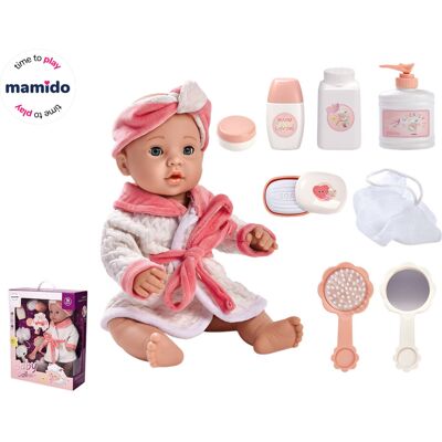 Mamido Lalka niemowlęca z zestawem do kąpieli i akcesoriami Lalka niemowlęca MT1221 Mamido Lalka niemowlęca z zestawem do kąpieli i akcesoriami Lalka niemowlęca MT1221