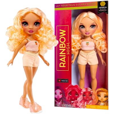Lalka Rainbow High GEORGIA BLOOM Brzoskwiniowa Prezent Dla Dziewczynki Lalka Rainbow High GEORGIA BLOOM Brzoskwiniowa Prezent Dla Dziewczynki