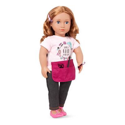 OurGeneration Lalka Sabrina 46Cm - Stylistka Fryzur - Z Kolczykami I Akcesoriami Fryzjerskimi - OurGeneration Lalka Sabrina 46Cm - Stylistka Fryzur - Z Kolczykami I Akcesoriami Fryzjerskimi -