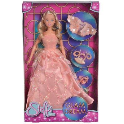 Lalka Steffi w sukni balowej GLAM DREAM Simba Lalka Steffi w sukni balowej GLAM DREAM Simba
