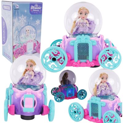 Import ProNice Lalka W Kuli Pozytywka Księżniczka Z Bajki W Karocy Efekty Świetlne Melodie Import ProNice Lalka W Kuli Pozytywka Księżniczka Z Bajki W Karocy Efekty Świetlne Melodie