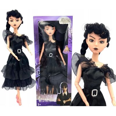 B.Toys Lalka WEDNESDAY ADDAMS z RODZINY ADDAMSÓW 30 cm Pudełko B.Toys Lalka WEDNESDAY ADDAMS z RODZINY ADDAMSÓW 30 cm Pudełko