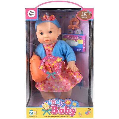 Trifox Lalka Z Głosem 35Cm Zabawka Dla Dzieci Trifox Lalka Z Głosem 35Cm Zabawka Dla Dzieci