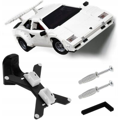 Saures Lamborghini Countach - 10337 Uchwyt ścienny Mocowanie na LEGO auto Saures Lamborghini Countach - 10337 Uchwyt ścienny Mocowanie na LEGO auto