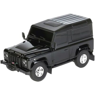 Land Rover Defender R/C skala 1:24 Rastar 78500 samochód sterowany czarny Land Rover Defender R/C skala 1:24 Rastar 78500 samochód sterowany czarny